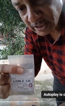 Video of 600ml LOM CD making from 6ml LOM C CD