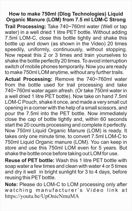 Making 750ml LOM 271121a
