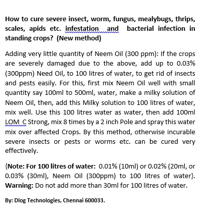 Neem Oil solution 21225
