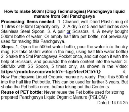 how to make 500ml pg