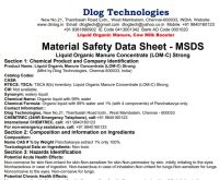 MSDS for LOM C Strong